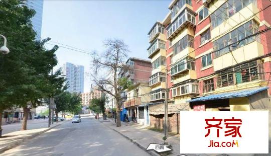 藍(lán)星公司家屬院外景圖 