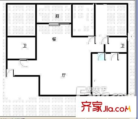 永新家園  4室  戶型圖