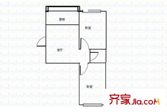 王馬巷小區(qū)戶型圖城關(guān)區(qū)雙城門王馬巷   2室  戶型圖 2室1廳1衛(wèi)1廚