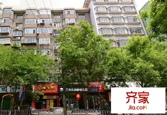 正寧路夜市旁幼兒園小區(qū)外景圖 