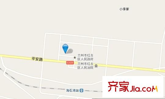 天健恒富花園交通圖