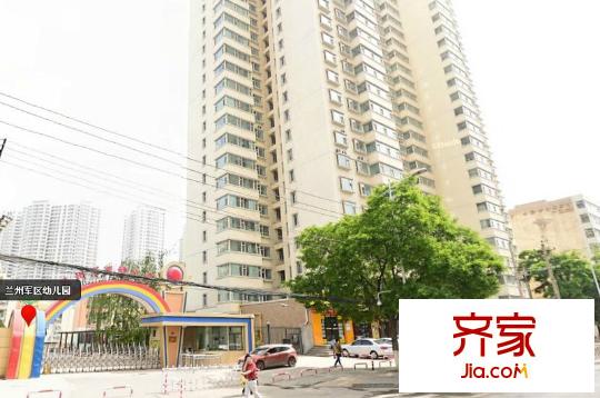 蘭州軍區(qū)政治部家屬院外景圖 