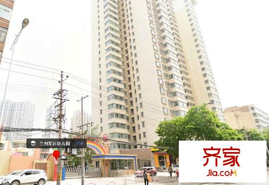 蘭州軍區(qū)政治部家屬院外景圖 