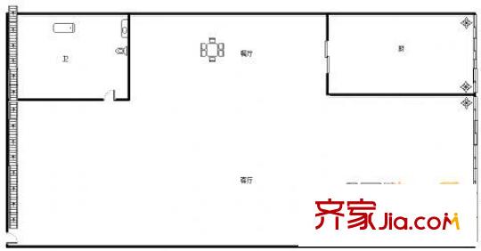 嘉璐佳園 1室戶型圖