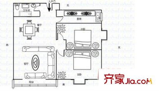 長業(yè)大廈2室2廳
