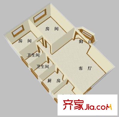 宏利大廈 3室 戶型圖