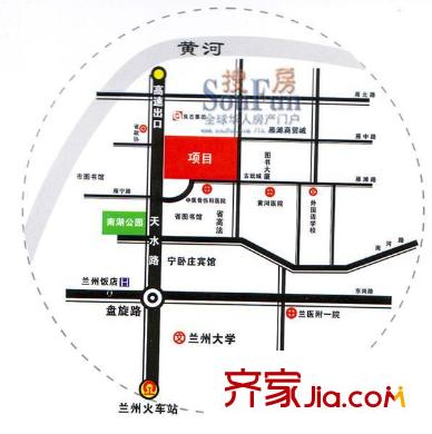 華峰大廈交通圖區(qū)位圖