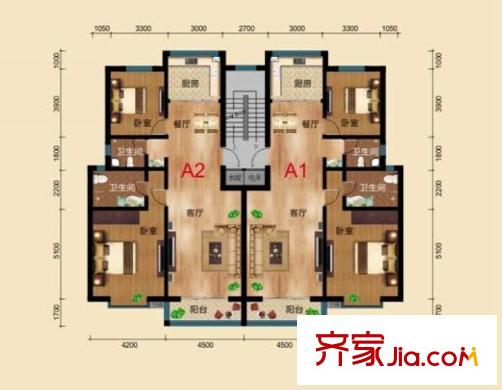  瑞嶺翠苑 2室 戶型圖