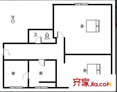 國泰家園  3室 戶型圖