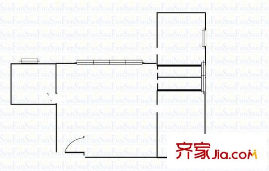 宏豐大廈(住宅)戶型圖宏豐大廈 3室 戶型圖 3室2廳2衛(wèi)1廚