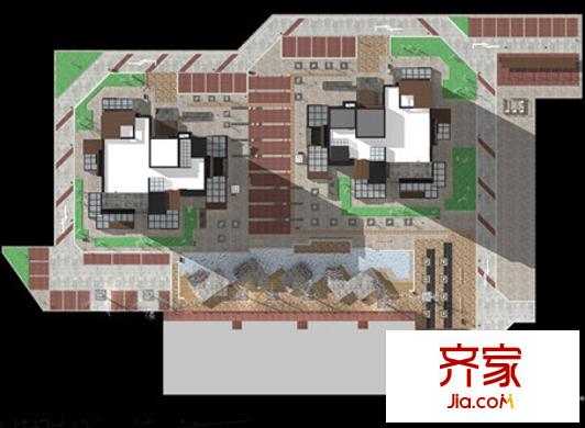 現(xiàn)代藝術(shù)家外景圖一期效果圖
