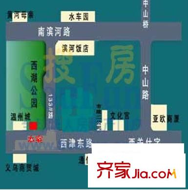 龍林大廈交通圖