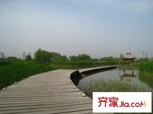 銀灘雅苑配套圖周邊配套 濕地公園橋