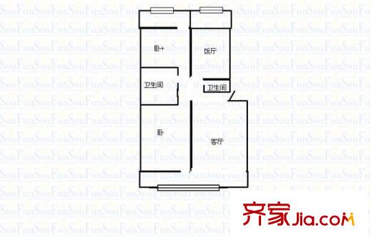 雁灘公務(wù)員培訓(xùn)中心 0室 戶型圖