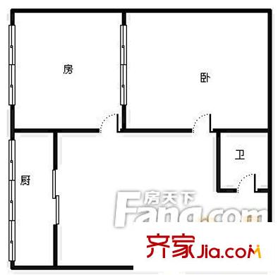 金城關(guān)小區(qū) 1室1廳