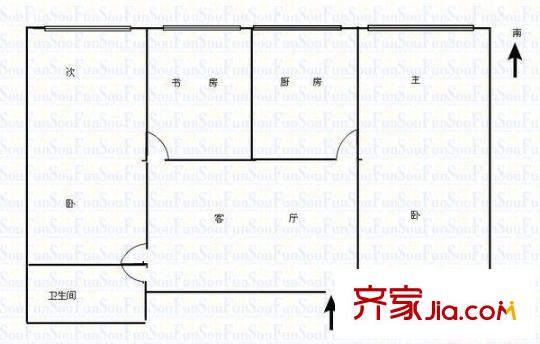 金昌路稅務(wù)局家屬院(一中對面)戶型圖金昌路稅務(wù)局家屬院 3室 戶型圖 3室1廳1衛(wèi)1廚