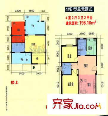 省水利廳家屬院 4室 戶型圖