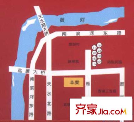 鑫億城交通圖