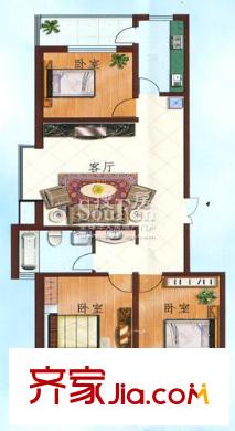 鑫億城 戶型圖 130.63平米