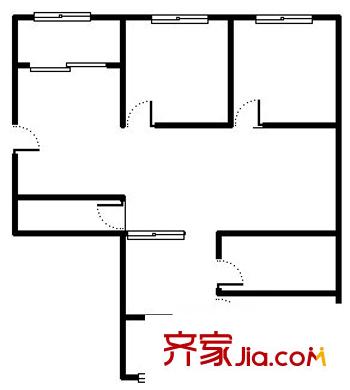 泰生大廈 5室 戶型圖