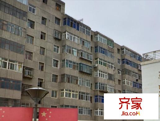 黃河北十中旁小區(qū)外景圖  