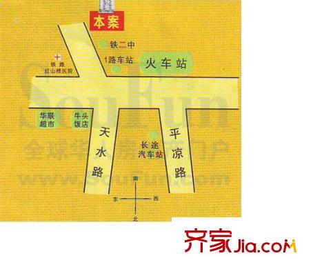 金潤家園交通圖