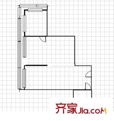 華富大廈 3室 戶型圖