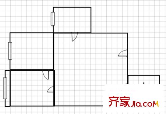 華富大廈 3室 戶型圖