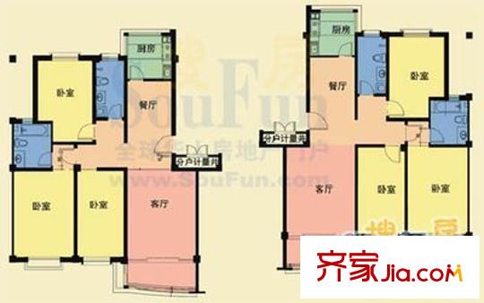 附安小區(qū)  3室  戶型圖
