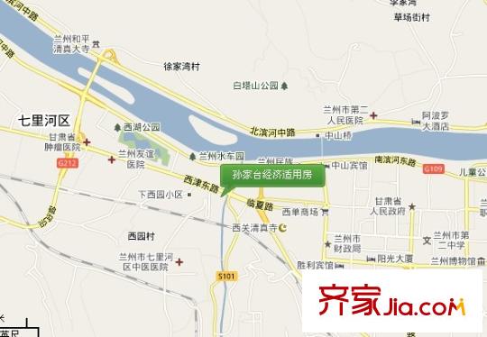 孫家臺(tái)經(jīng)濟(jì)適用房交通圖位置圖