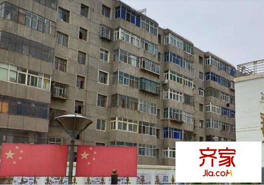 黃河北十中旁小區(qū)外景圖  