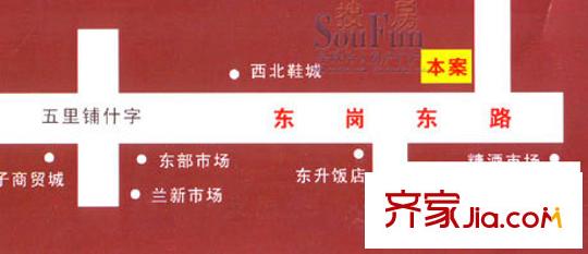 拱星墩商住樓交通圖