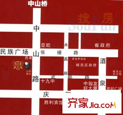 瑞泰恒居交通圖