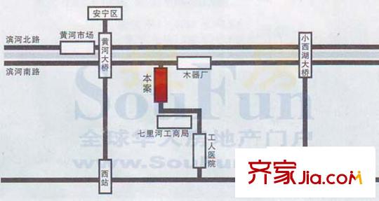 新泰水云閣交通圖