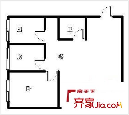 星達(dá)小區(qū) 3室 戶型圖