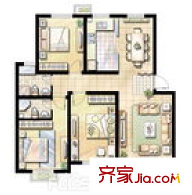 星達(dá)小區(qū) 3室 戶型圖