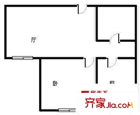 星達(dá)小區(qū) 2室 戶型圖