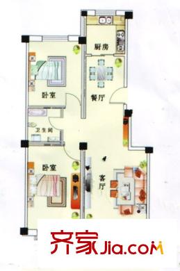 裕華家園 2室 戶型圖