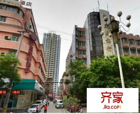 新廈開(kāi)發(fā)公司家屬院外景圖 