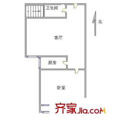 軍安小區(qū) 3室 戶型圖