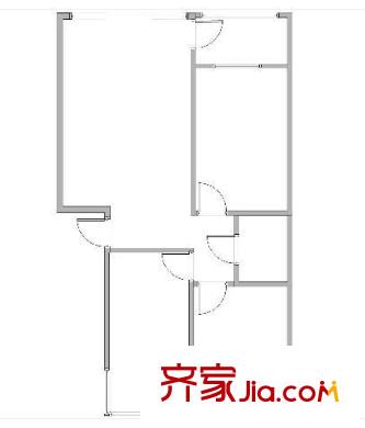 寶影花園 2室 戶型圖