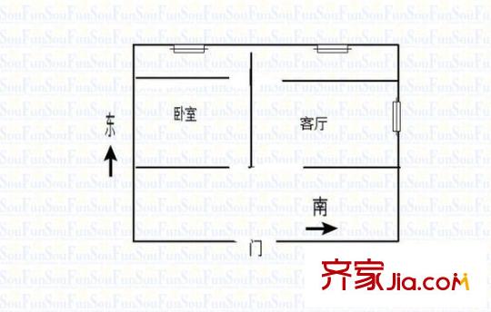 永新花園 2室 戶型圖