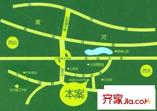普天格蘭綠都交通圖