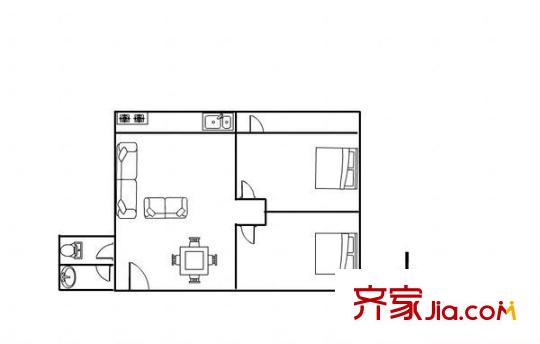 榮慶花園 0室 戶型圖