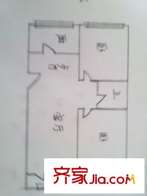 廣場南口  2室  戶型圖