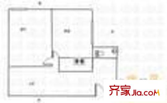 西苑小區(qū) 2室 戶型圖
