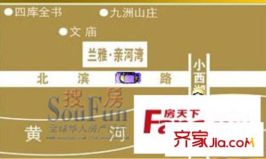 蘭雅親河灣交通圖
