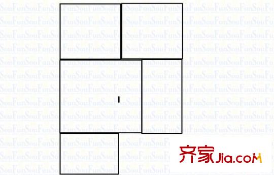 公安局家屬院(武都路)戶(hù)型圖公安局家屬院（武都路） 3室 戶(hù)型圖 3室1廳1衛(wèi)1廚