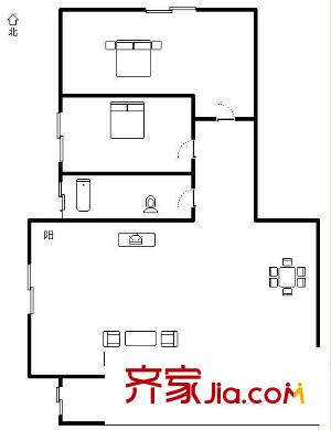 長江小區(qū) 2室2廳