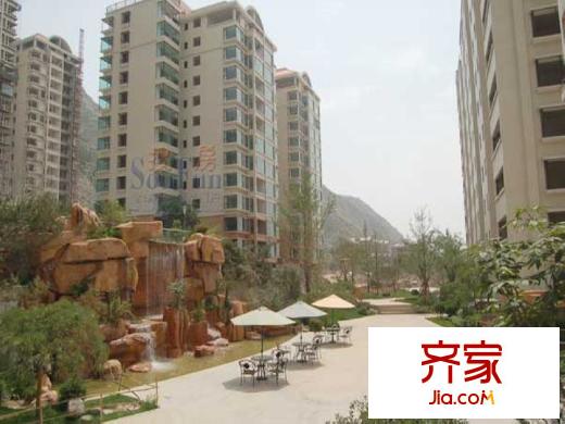 蘭雅親河灣小區(qū)園林實景（2013-03-12 )